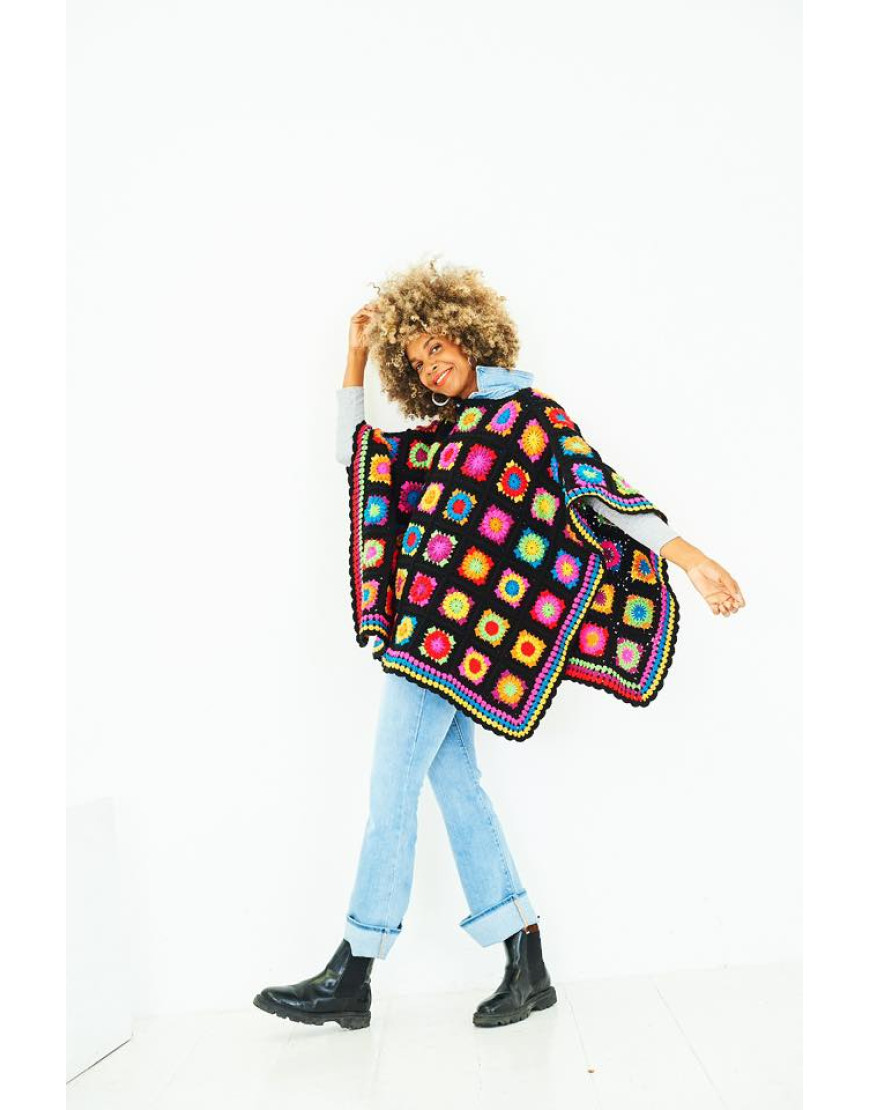 Stylecraft MAL crocheted Poncho