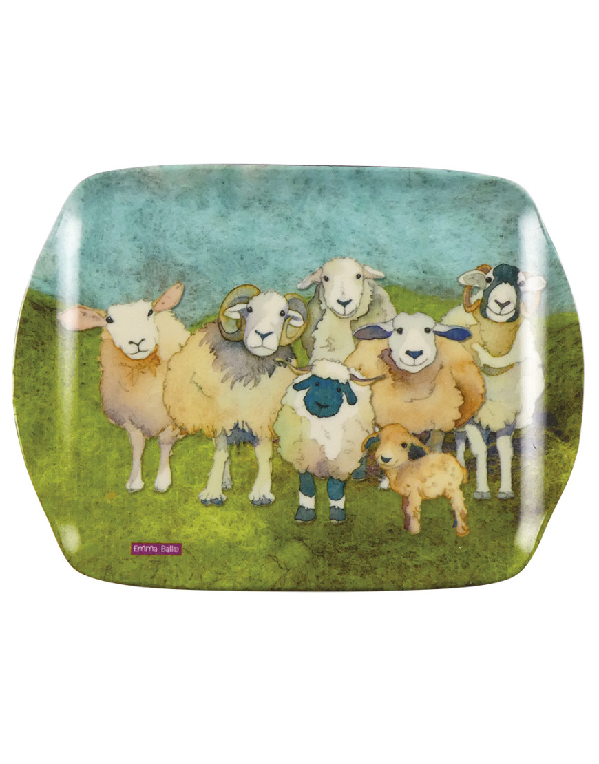 Emma Ball Felted Sheep Scatter Tray M52FELT