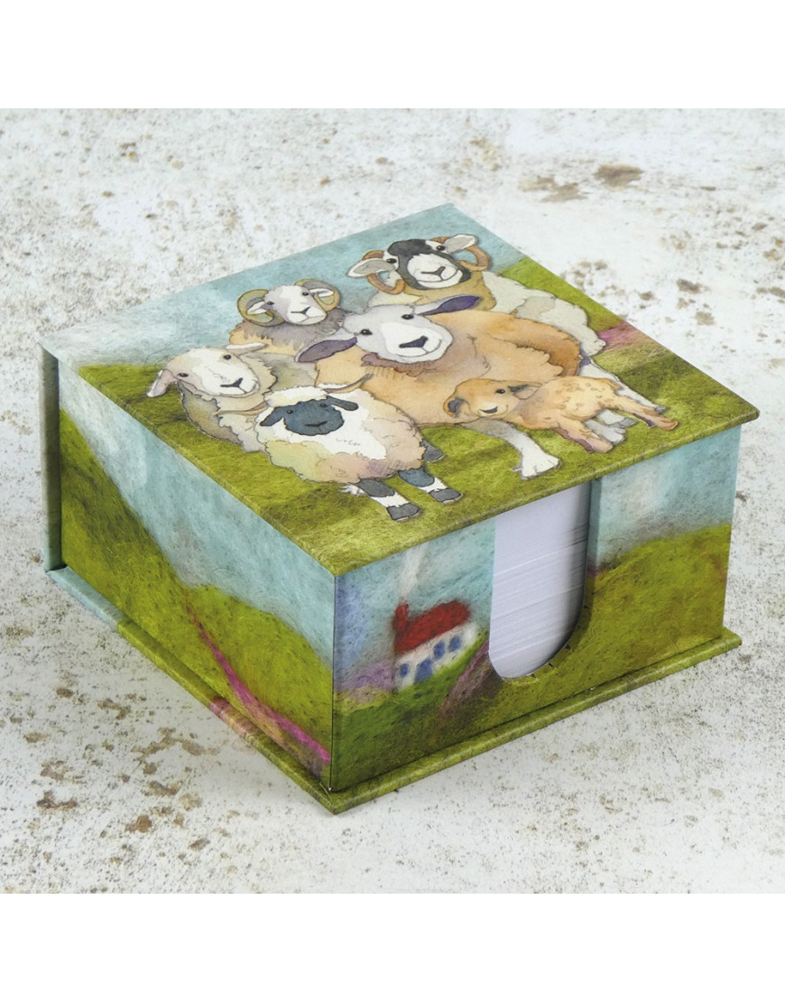 Emma Ball Felted Sheep Memo Box MEM02