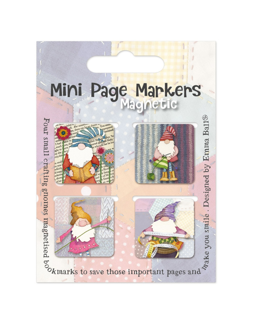 Emma Ball Crafting Gnomes Page Markers PM02