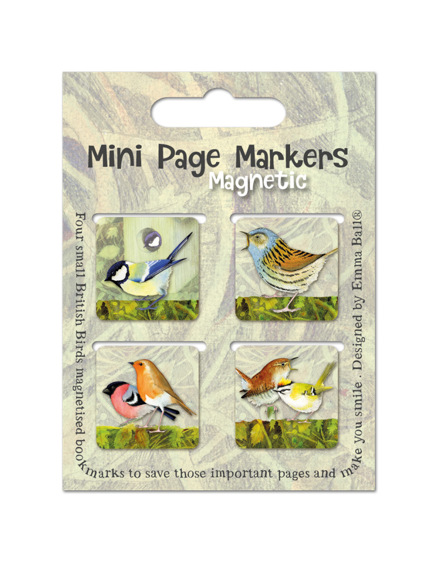 Emma Ball British Birds Page Markers PM08