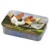 Emma Ball Pocket Tin Felted Chickens T203