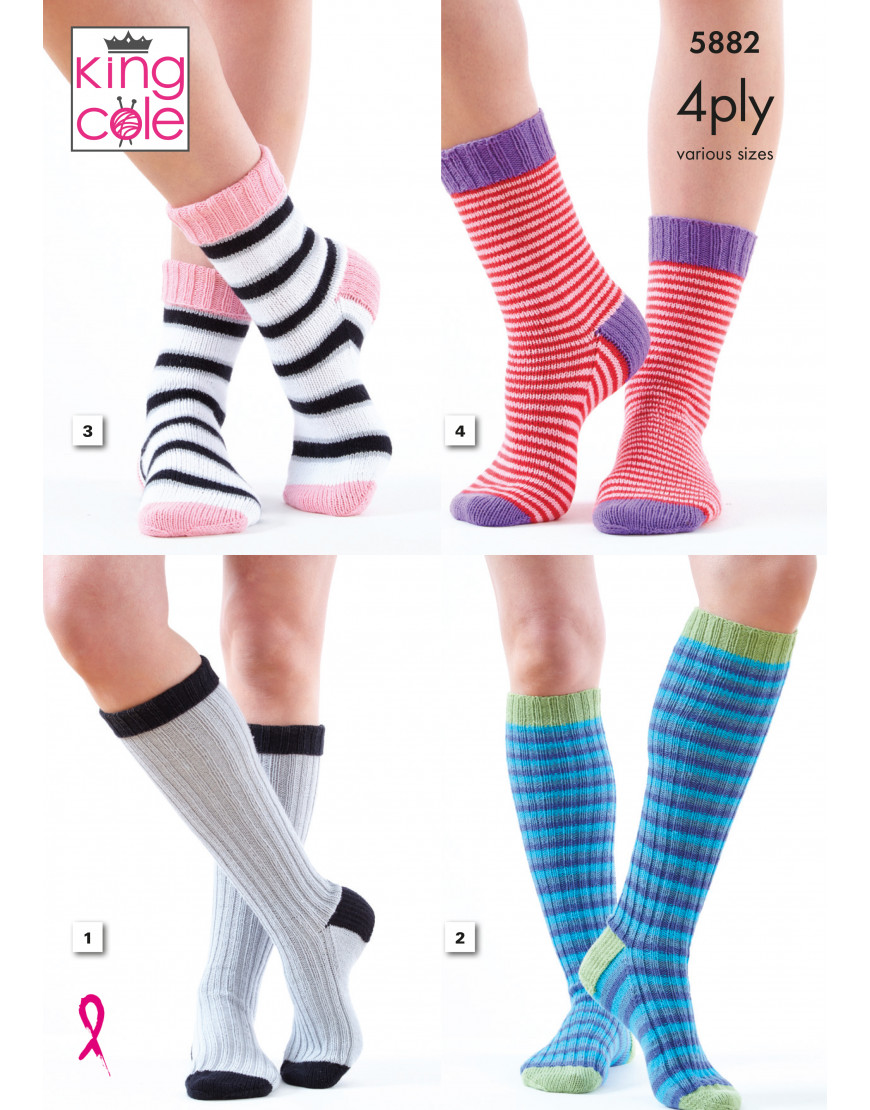 King Cole Cotton Socks 4Ply