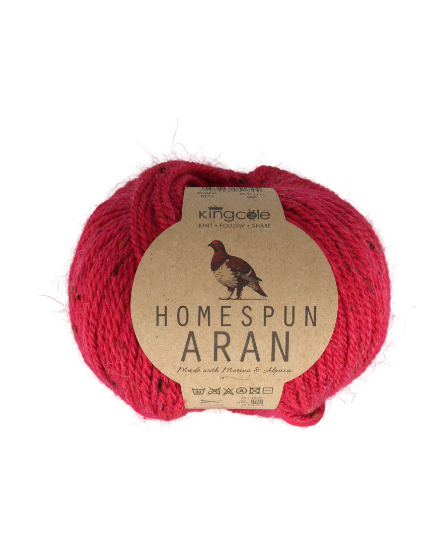 King Cole Homespun  Aran