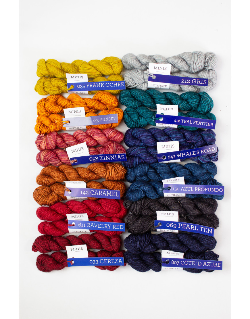 Malabrigo Ultimate Sock Yarn Minis
