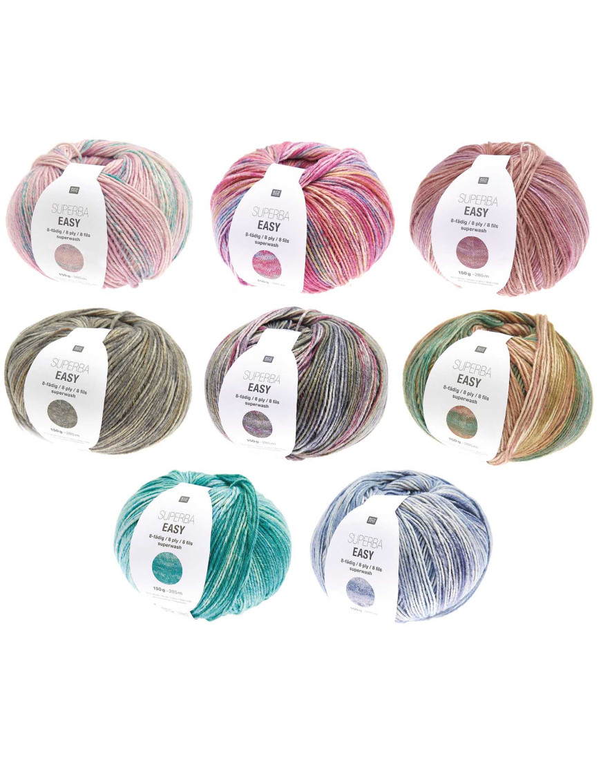 Rico Superba Easy 8 ply Sock Yarn