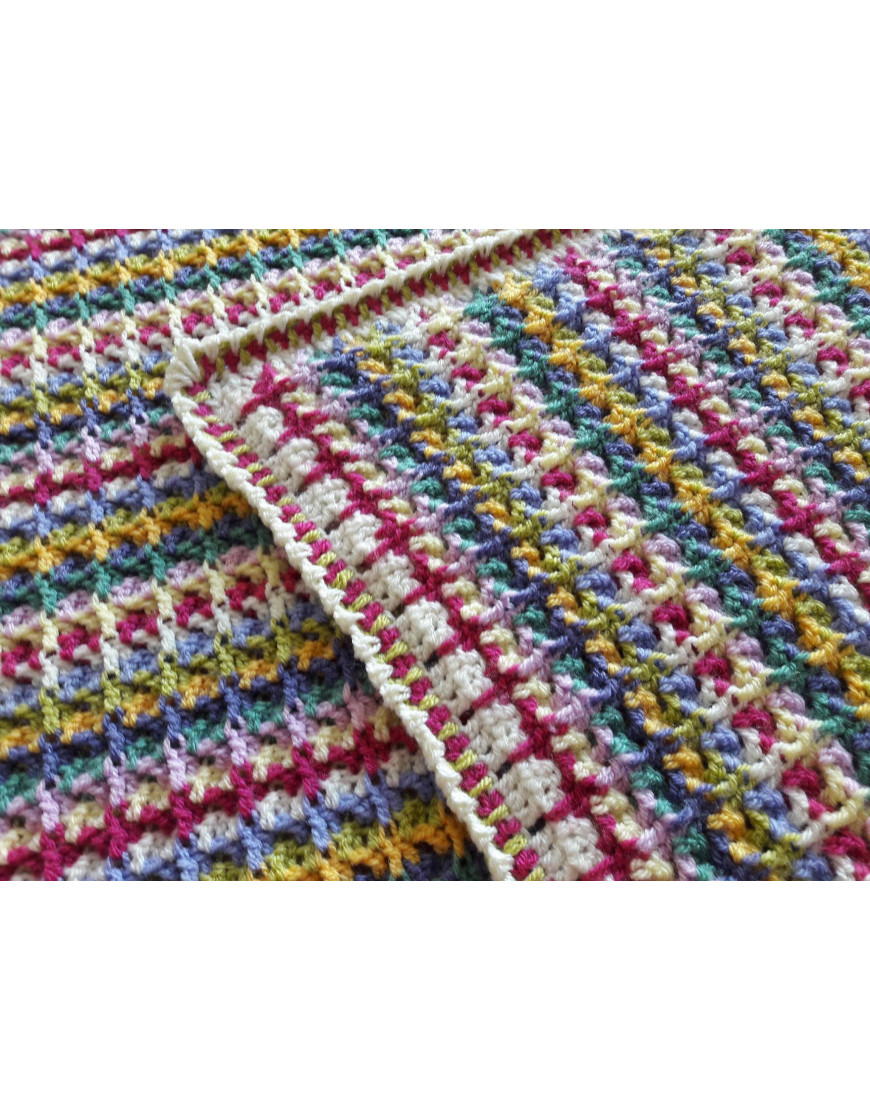 Summer Stripes Crocheted Blanket Kit