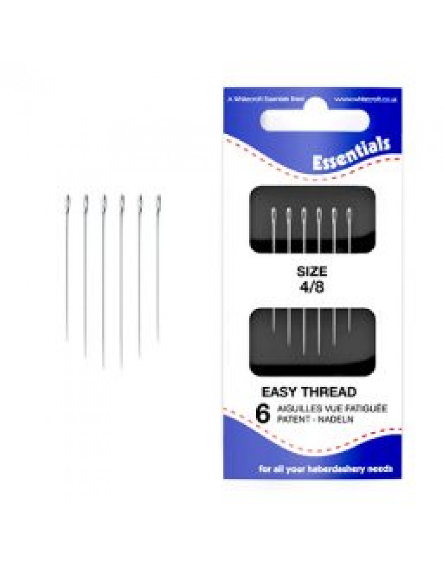 Whitecroft Easy Thread Hand Sewing Needles
